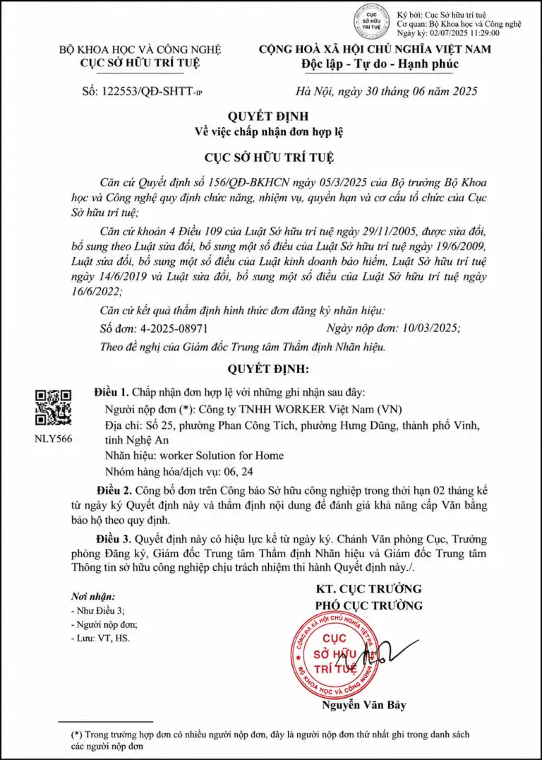 Quyết định & hồ sơ kỹ thuật