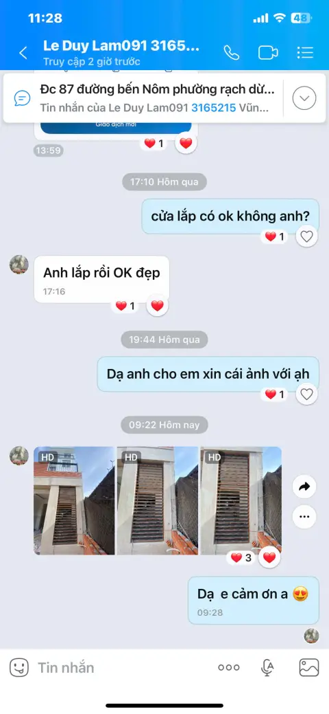 Phản hồi khách hàng 1